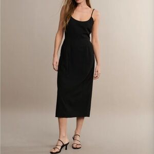 Jenni Kayne Classic Black Rove Midi Dress